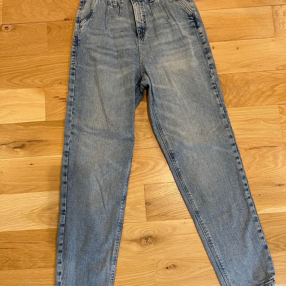 Dynamite high waisted blue denim mom